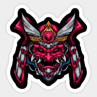 samurai mask Sticker